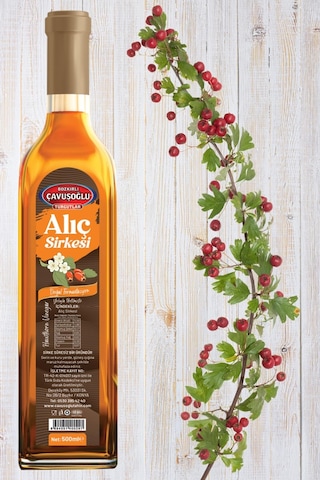 Bozkırlı Çavuşoğlu Doğal Fermantasyon Alıç Sirkesi 500 ML