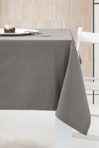 Gri Nano Keten Dertsiz Masa Örtüsü 150x180