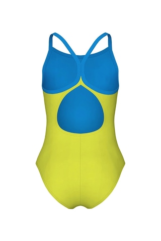 Arena Star Graphıc Kız Çocuk Yüzücü Mayosu Yeşil Yeşil