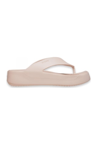 Crocs 209410 Getaway Platform Flip Pudra Kadın Terlik Pudra