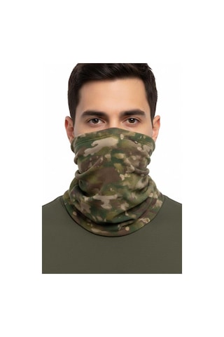 Single Sword Unisex Kışlık Polar Boyunluk & Bere Çok Amaçlı Soğuk Hava Koruması 1 Adet 0//multicam Çok Renkli