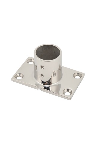 Lemestar Tekne Gemi Jot 316 Paslanmaz Çelik 90 Dikdörtgen Rail Tabanı - 30mm, Sağlam Montajlı Denizcilik Donanımı