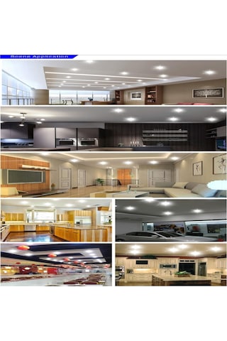 6 Watt Slim Yuvarlak Panel Led Spot Armatür Driverli - Gün Işığı