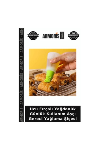 Ucu Fırçalı Yağdanlık Günlük Kullanım Aşçı Gereci Yağlama Şişesi