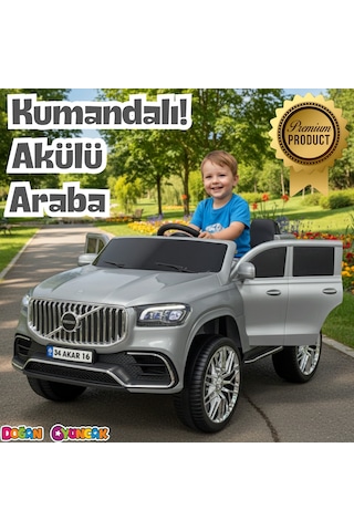 Voyage Gt Gri Uzaktan Kumandalı 4x2 12 Volt Akülü Araba - Rc Volvo Akülü Araba Volvo Akülü Araç Çok Renkli