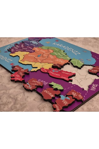 Ankebut Kabartmalı Türkiye Haritası Ve Komşu Ülkeler, Denizler