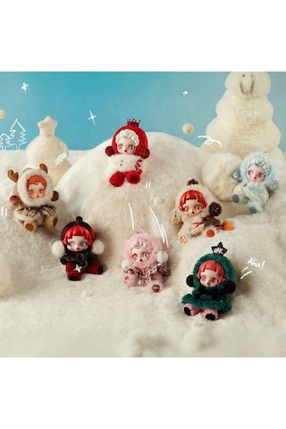 Pop Mart Skullpanda Winter Symphony Serisi Pelüş Figürler, Tam Set, Aksiyon & Koleksiyon Figürleri Karakter Figürü