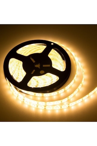 Led Home Iç Mekan Şerit Led 5 Metre Rulo Gün Işığı Sadece Şerit Led Sarı