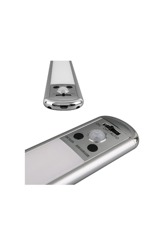 Powermaster Sd-333 Usb'li Şarjlı Hareket Sensörlü 23 Cm Ledli Lamba Aydınlatma Beyaz