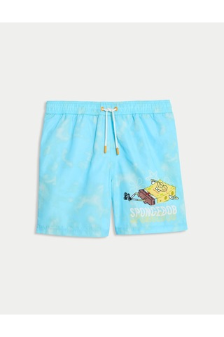 Marks & Spencer Spongebob Squarepants Mayo Şortu 6 16 Yaş Mavi