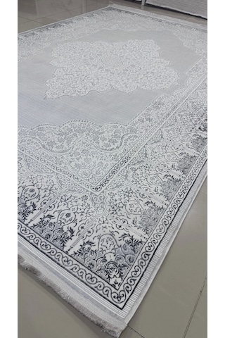 Safyün Halı Kadife Kf505 Gri 200 X 290 Renkli