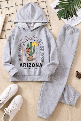 Uyguntarz Çocuk Arizona Eşofman Takımı Gri