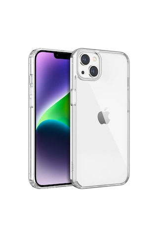 Buff Apple iPhone Uyumlu 14 Plus - 2x5d Ekran Koruyucu + Şeffaf Kılıf + Lens Koruyucu Glass