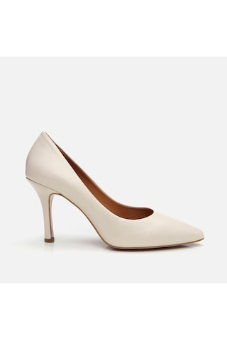 Hotiç Hakiki Deri Ekru Kadın Stiletto 01ayh304180a400 Kemik-ecru Ekru