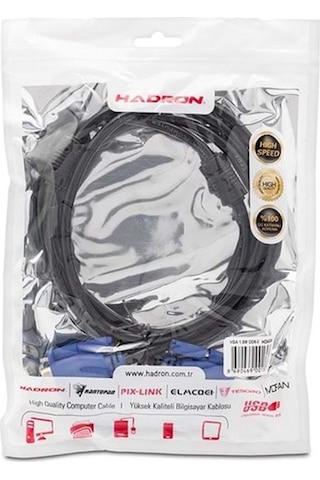 1.5 METRE Hadron HN4034 1.5 MT VGA KABLO EKRAN TV VGA PROJEKSİYON