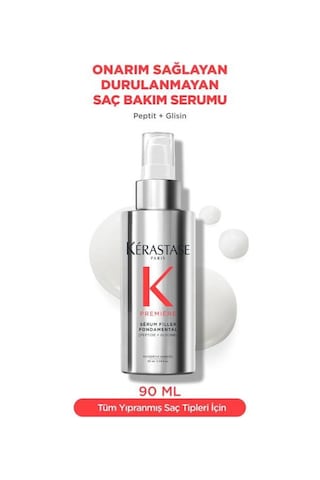 Premiere Serum Filler Fondamental Elektriklenme Karşıtı Onarım Sağlayan Saç Serumu 90 Ml