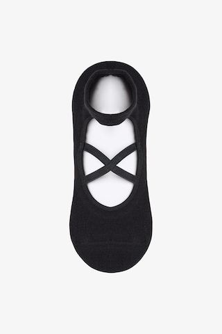 Penti Siyah Active Towel Babet Çorabı