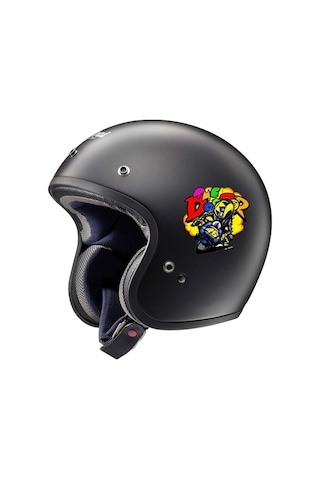 Valentino Rossi 13x13 Cm Motorsiklet Kask Laptop Ve Oto Sticker