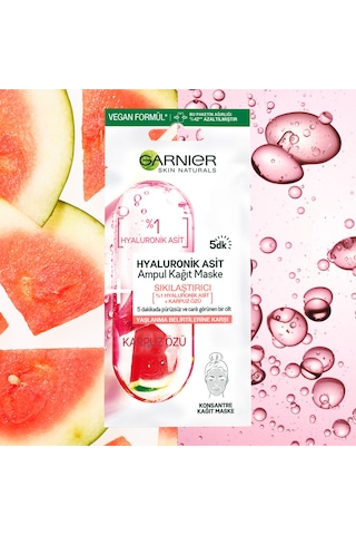 Garnier Hyaluronik Asit Sıkılaştırıcı Ampul Kağıt Maske 15 Gr
