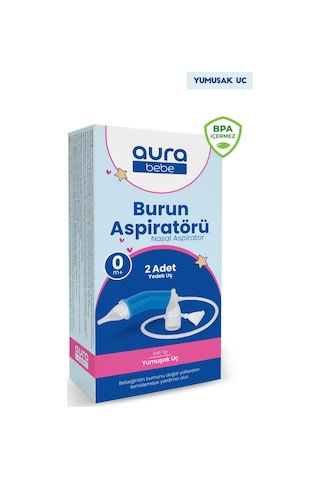 Bebek Burun Aspiratörü Ve 2 Adet Yedek Uç