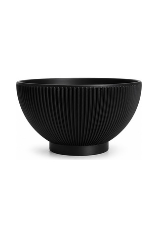 Dekoratif Kase Siyah Modern Minimal Tasarım Sunum Kasesi Masa Üstü Dekor & Çok Amaçlı Kullanım