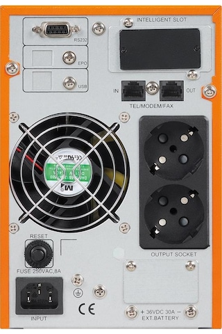 Makelsan Powerpack Se 1kva 5-10dk 2x12v/9ah 1f/1f Online Ups Mu01000n11eav06