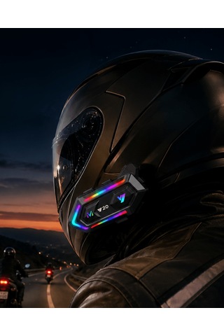 Bluetooth 5.3 Motosiklet Kask Intercom Kulaklık 1000 Metre Bağlantı 77256231