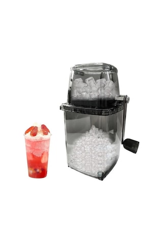 Ulzyvf Buz Kırıcı El-krank Buz Tıraş Mak. Ve Kar Koni Gri, Yeni Tasarım Gri