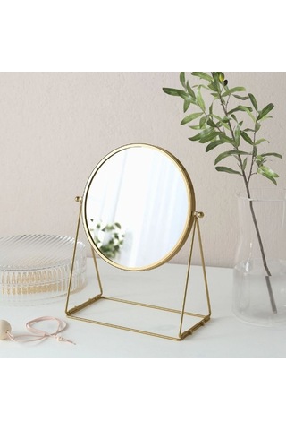 Ikea Lassbyn Masa Aynası 17 Cm Altın