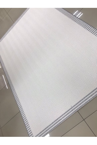 Liparis Sisal Halı Dc402 Serisi Oturma Salon Yatak Odası Halısı Krem - Gri