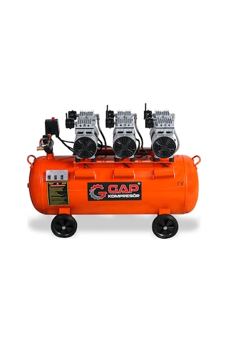 Gap GPS 750x3 8 Bar 100 L Sessiz ve Yağsız Hava Kompresörü