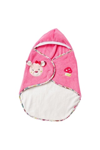 Baby Fehn 76875 Saran Kundak Tilki, Beyaz Açik Mavi