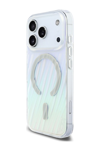 Apple Uyumlu iPhone 17 Pro Kılıf Tumı inal Lisanslı M-safe Şarj Özellikli Dalga Tasarımlı Colorful Colorful