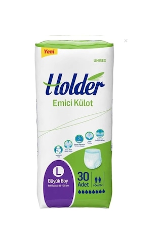 Holder Emici Külot Yetişkin Hasta Bezi Large Büyük Boy 30'lu