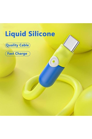 Vaorlo 100w Veri Kablosu 6a Hızlı Şarj Ios Andrpoid Mikro Usb Tip-c 8pin Şarj Kablosu 1m 2m Sıvı Silikon Şarj Hattı 2m Type-c