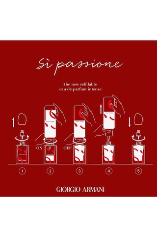 Giorgio Armani Si Passione Intense Kadın Parfüm Refill EDP 100 ML