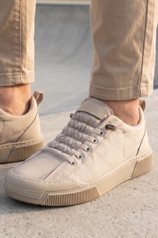 In Step Citycomfort Kahve Kapitone Dokulu Modern Erkek Sneaker
