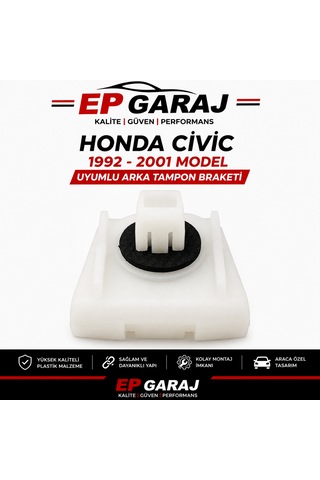Honda Civic 1992-2001 Arka Tampon Braketi Sağ / Sol Uyumlu
