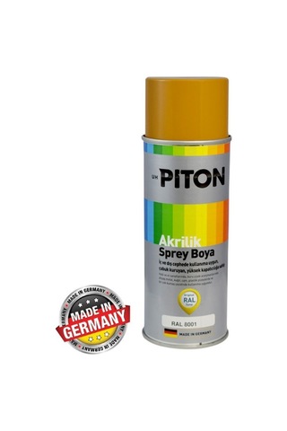 Piton Akrilik Sprey Boya 400 Ml Ral8001 Oksit Kahve