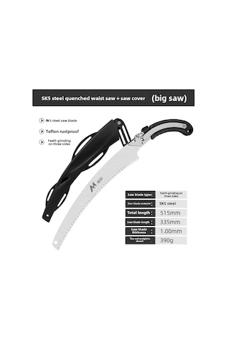 Shineyee Ev Ve Bahçe İçin El Testere - Taşınabilir Katlanabilir Gergi Testere, Ağaç Kesimi Ve Budama İçin Hızlı Kesim Aleti Bel Testeresi + Kutu