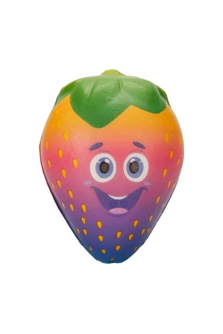 Tusi Squishy Çilek: Yumuşacık Slow Rising Meyve Oyuncak Stres Atan Figür Meyve