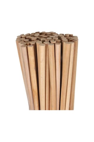 Ahşap Kavale Çıta Çubuk Kayın Kavela 1. Kalite 8 MM Yivsiz 120 CM 10 Adet