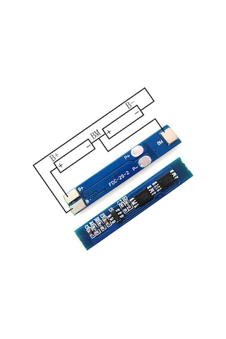 2s 3a Bms 7.4v 18650 Lityum Pil Koruma Devresi