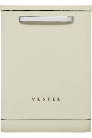 Vestel BM 5001 Retro 5 Programlı 13 Kişilik Bulaşık Makinesi Bej