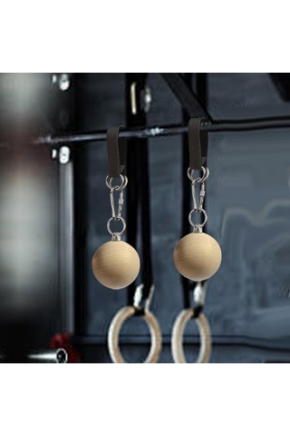 Suntek Çekme Topu Kavrama Ahşap Güç Çene Çap-8cm-1-çift