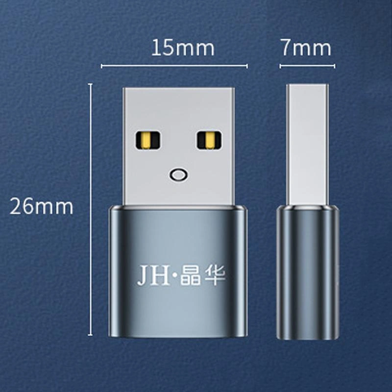 Sones Jınghua S505 Alaşımlı Kılıf Cep Telefonundan Bilgisayara Usb2.0 Adaptörü Usb Erkek - Type-c