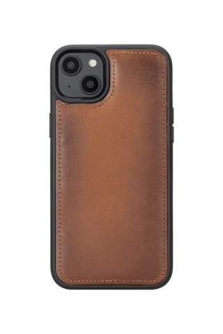 Apple iPhone 14 Plus Uyumlu Deri Cüzdanlı Kılıf Mwwn Rst2ef Taba Çok Renkli