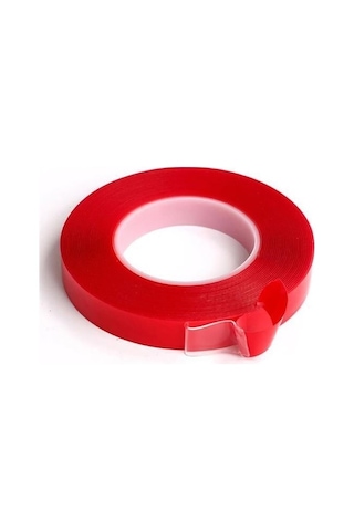 Buffer 2 Metre Güçlü Yapışkanlı Çift Taraflı Slikon Pratik Şeffaf Bant - 9043248517948drvs1