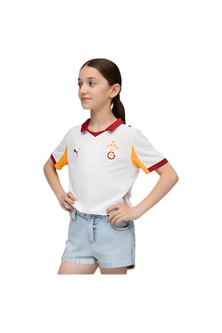 Puma Galatasaray 2025/2026 77981902 Çocuk Deplasman Forması Beyaz
