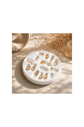 Çok Bölmeli Takı Organizeri Yüzük, Küpe Ve Aksesuar Düzenleyici Minimal Stand Beyaz - 901722365 Beyaz - 901722365 Çok Bölmeli Takı Organizeri Yüzük, Küpe Ve Aksesuar Düzenleyici Minimal Stand Beyaz - 901722365 Beyaz - 901722365